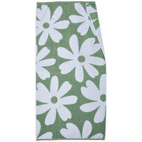 STRANDTUCH Flower Grün 90/180 cm  - Grün, Textil (90/180cm) - Esposa