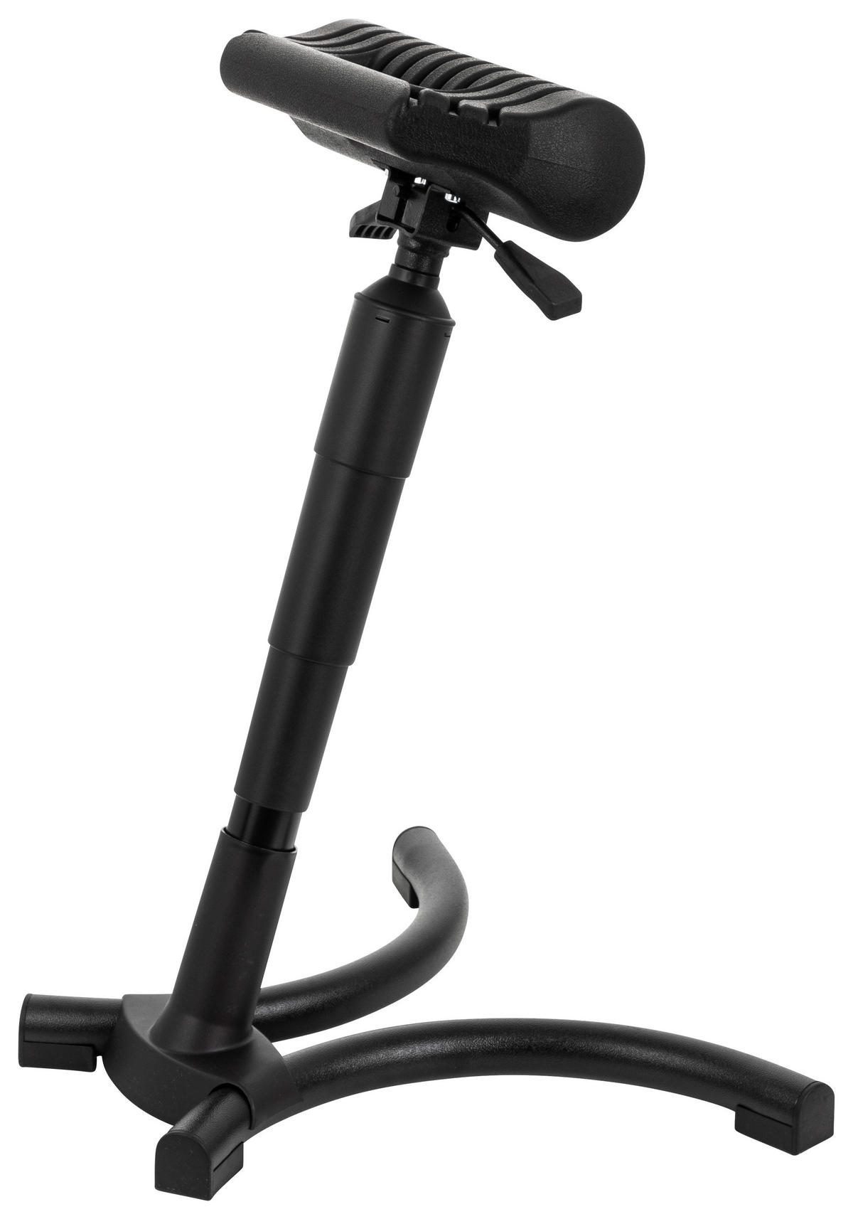 STEHHILFE  Schwarz  - Schwarz, Basics, Kunststoff/Metall (55/65-82/44cm) - MID.YOU