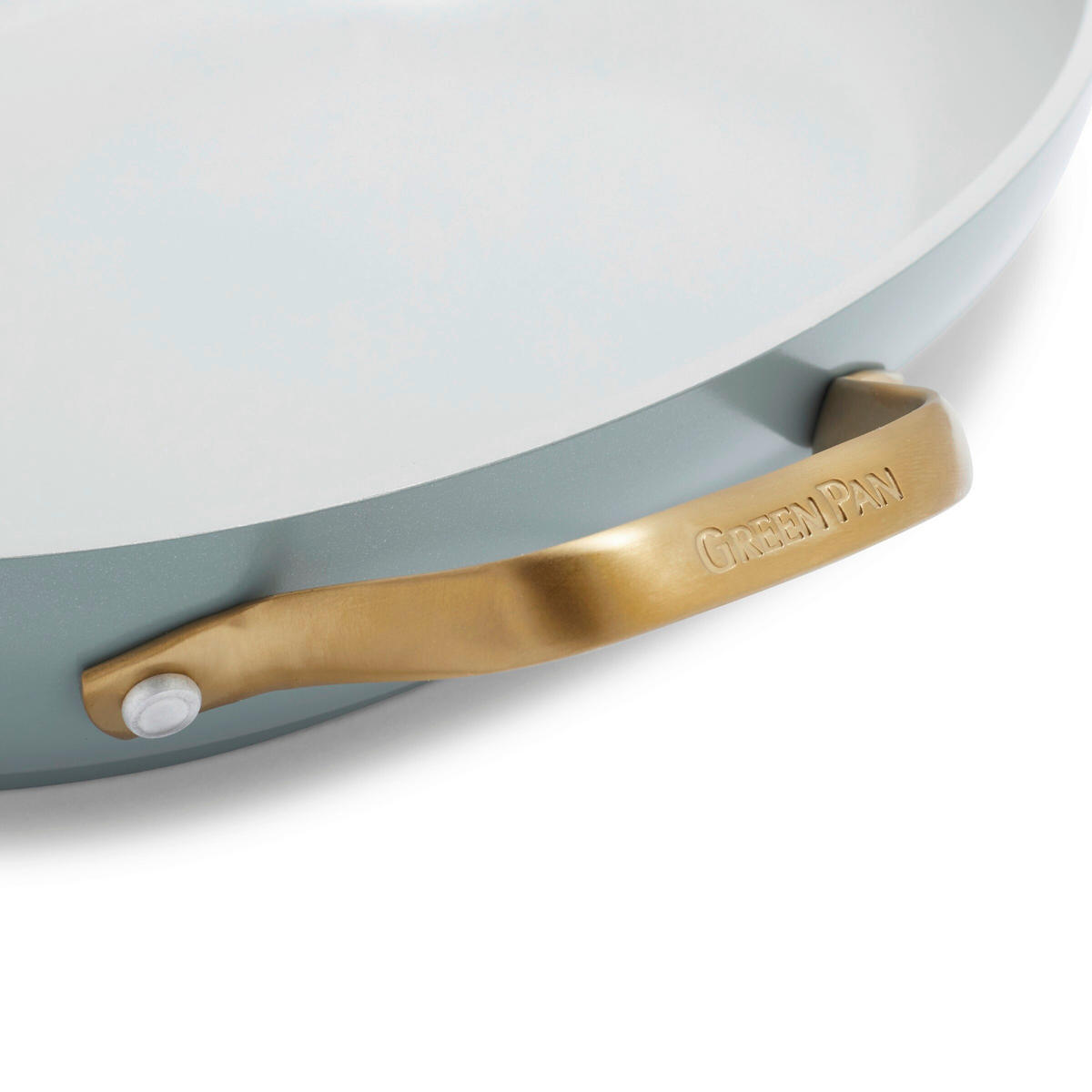 GRILLPFANNE Padova Reserve Keramikbeschichtung 28 cm  - Goldfarben/Weiß, Basics, Metall (28cm)