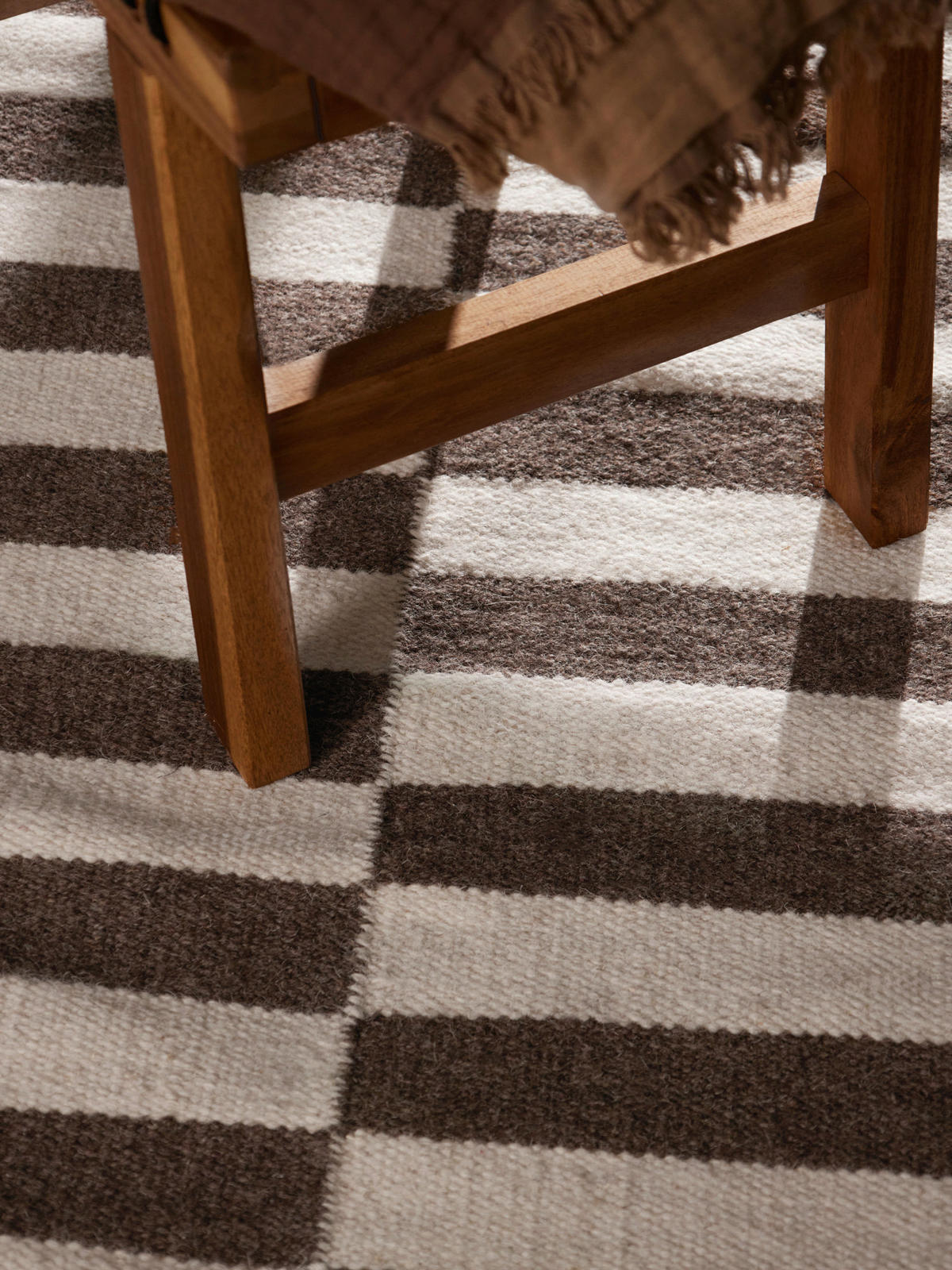 LÄUFER 80/200 cm Vika  - Dunkelbraun/Weiß, Basics, Textil (80/200cm) - Hanse Home