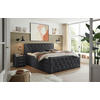 BOXSPRINGBETT 180/200 cm  in Schwarz  - Schwarz, MODERN, Holzwerkstoff/Kunststoff (180/200cm) - MID.YOU
