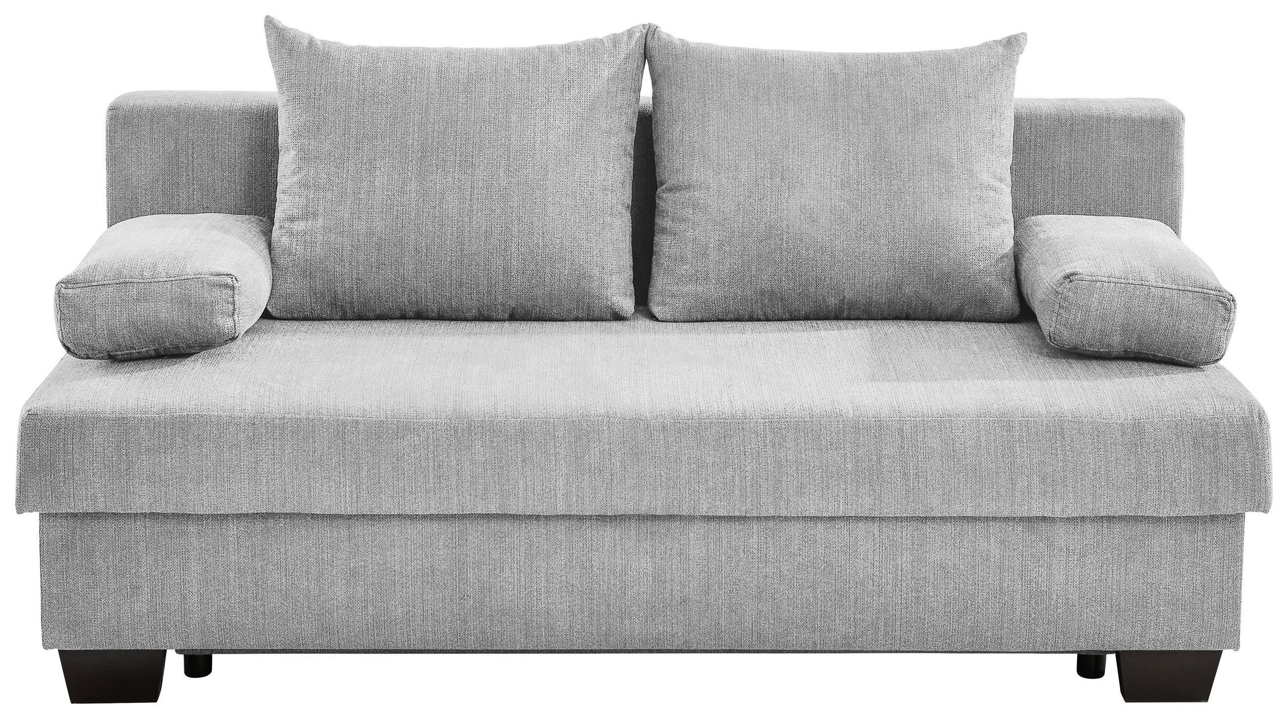 SCHLAFSOFA Flachgewebe Hellgrau  - Hellgrau, KONVENTIONELL, Holz/Textil (200/88/102cm) - Xora