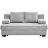 SCHLAFSOFA in Textil Hellgrau  - Hellgrau, Konventionell, Holz/Textil (200/88/102cm) - MID.YOU