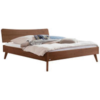 BETT 160/200 cm  in Nussbaumfarben  - Nussbaumfarben, MODERN, Holz (160/200cm) - Hasena