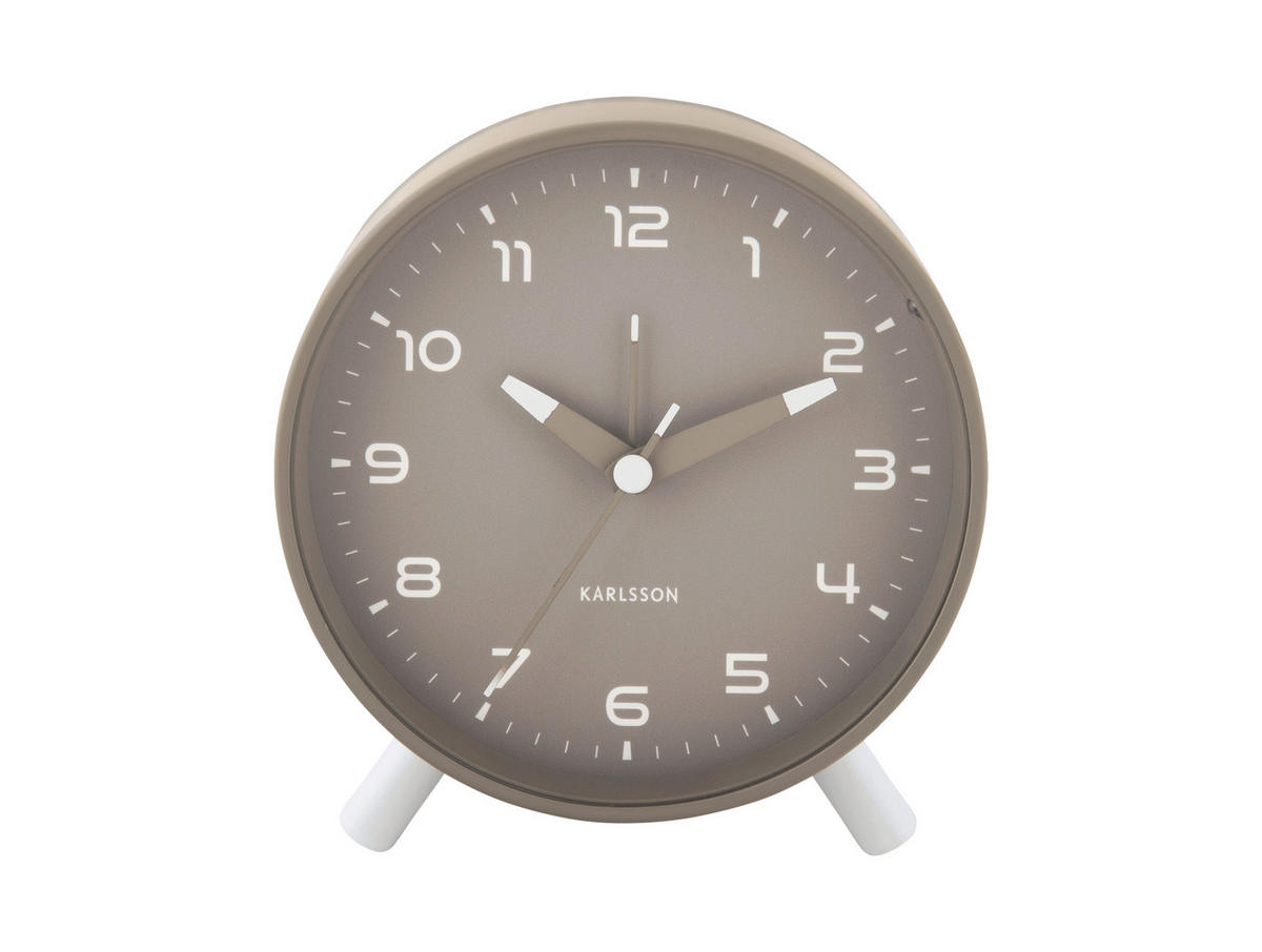 WECKER   - Hellgrau, Basics, Metall (5/11/12cm) - Karlsson