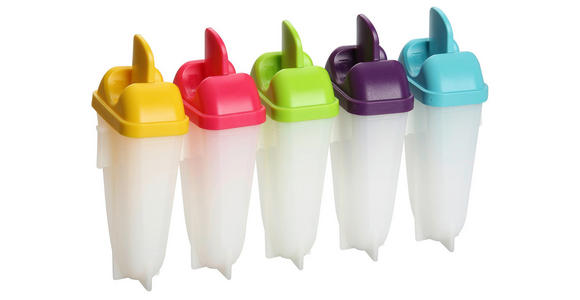 STIELEISFORMER 5-teilig - Blau/Koralle, Basics, Kunststoff (4/5/11,5cm) - Homeware