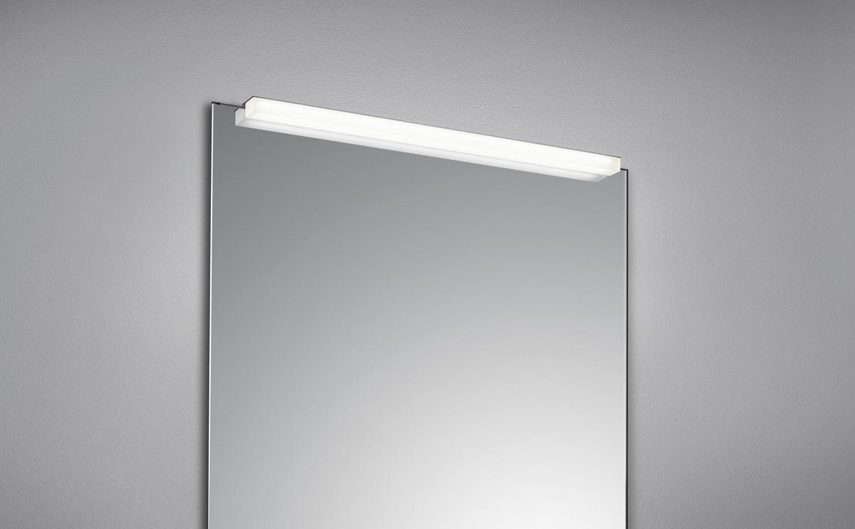 SPIEGELLEUCHTE Onta 60/2/4 cm   - Chromfarben, Design, Kunststoff/Metall (60/2/4cm) - Helestra