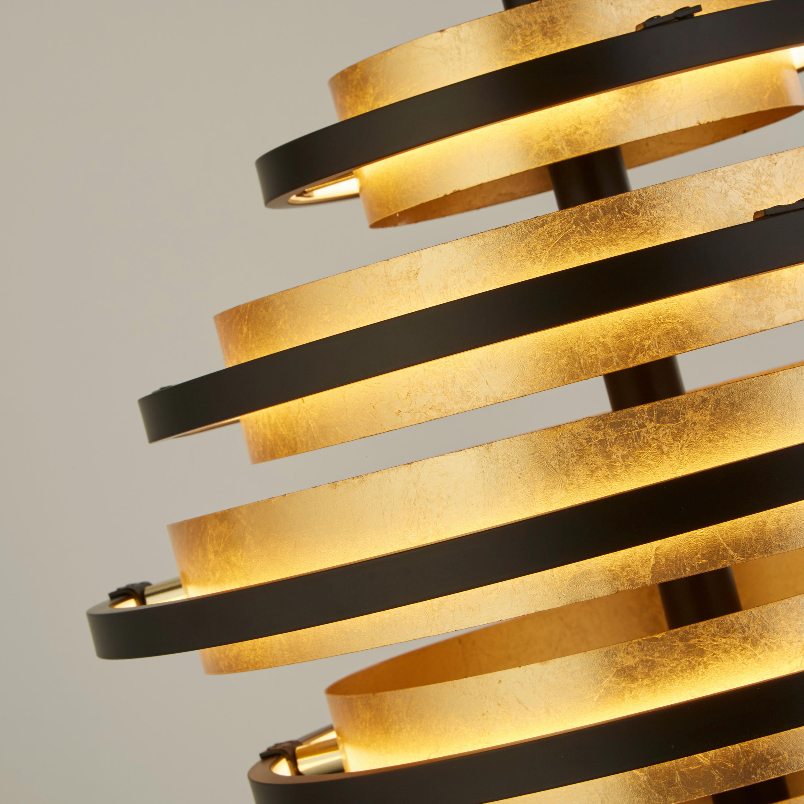 LED-PENDELLEUCHTE Hive 40/140 cm   - Messingfarben/Goldfarben, MODERN, Metall (40/140cm) - Searchlight