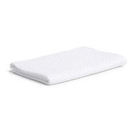 DUSCHTUCH 70/140 cm PIQUEE  - Weiß, Basics, Textil (70/140cm) - Moeve