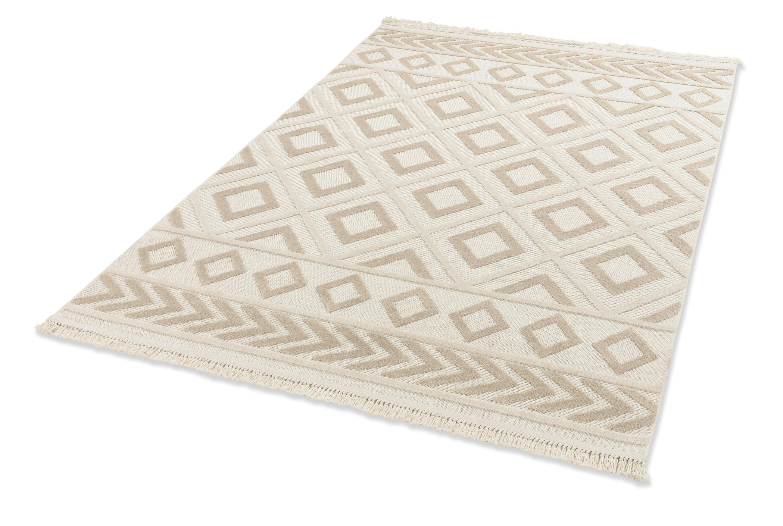 WEBTEPPICH 80/150 cm Summer  - Creme, Basics, Kunststoff/Textil (80/150cm) - Schöner Wohnen