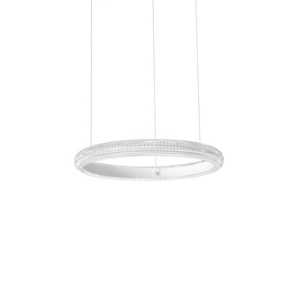LED-HÄNGELEUCHTE 40/218 cm  - Weiß, Design, Metall (40/218cm) - Ideal Lux