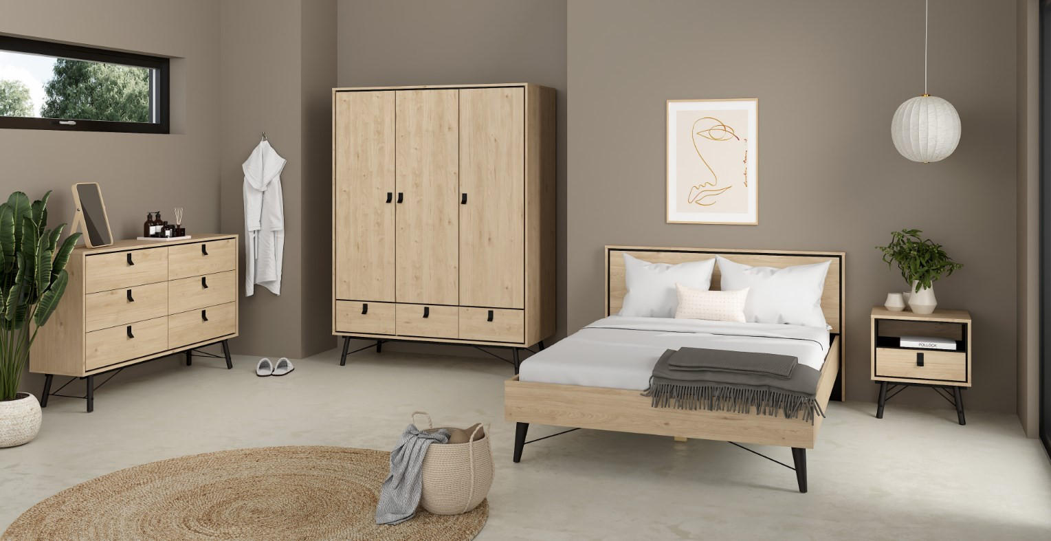SIDEBOARD 150,3/94,8/40,1 cm  - svart/ekfärgad, Design, metall/trämaterial (150,3/94,8/40,1cm) - Best Price