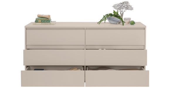 SIDEBOARD in 160/79/48 cm - Kaschmir/Anthrazit, Design, Holzwerkstoff/Kunststoff (160/79/48cm) - Carryhome