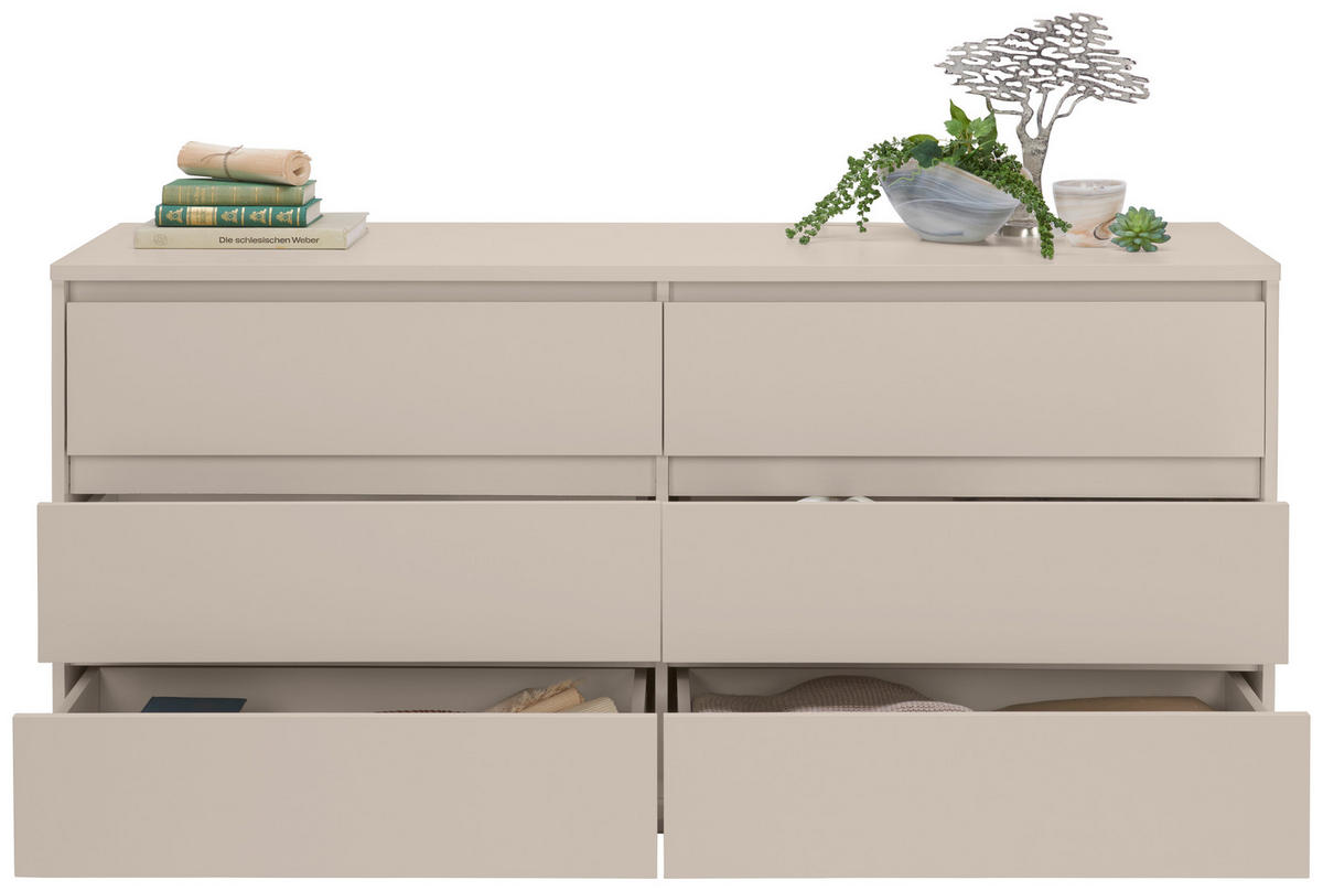 SIDEBOARD 160/79/48 cm  in Kaschmir  - Kaschmir/Anthrazit, Design, Holzwerkstoff/Kunststoff (160/79/48cm) - Carryhome