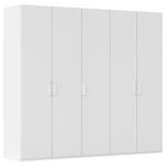 DREHTÜRENSCHRANK  in Weiß  - Weiß, Design, Holzwerkstoff/Kunststoff (251/223/60cm) - Novel