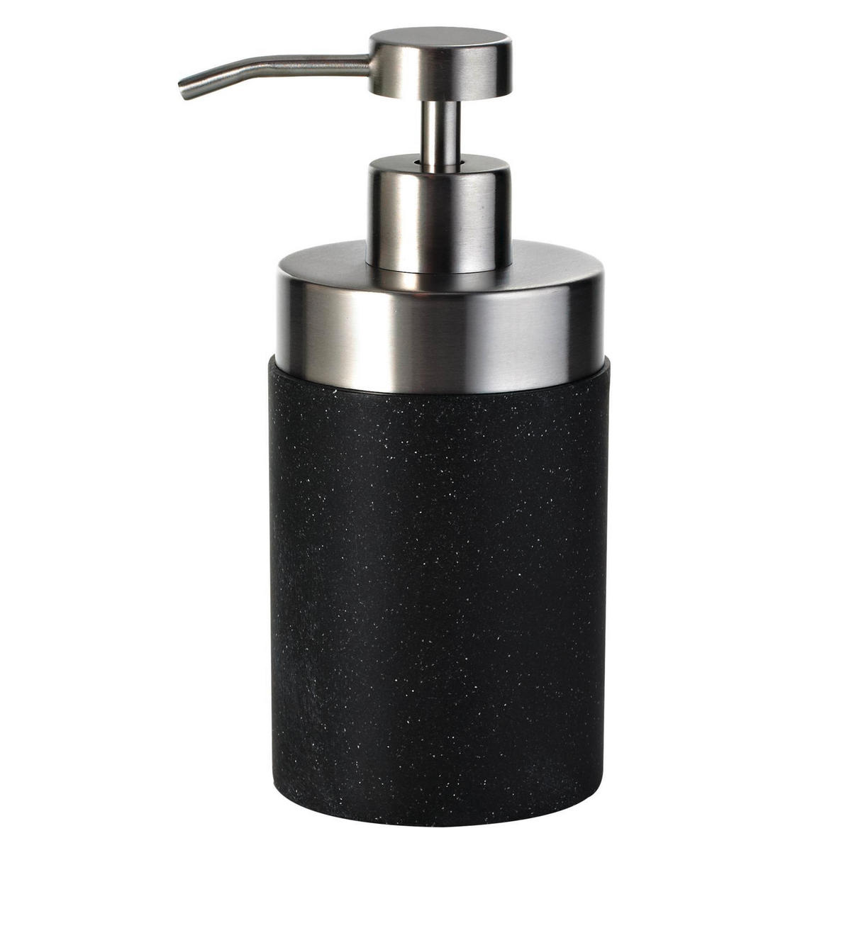SEIFENSPENDER Metall, Kunststoff  - Schwarz, Basics, Kunststoff/Metall (7,5/16,5/7,5cm) - Sadena