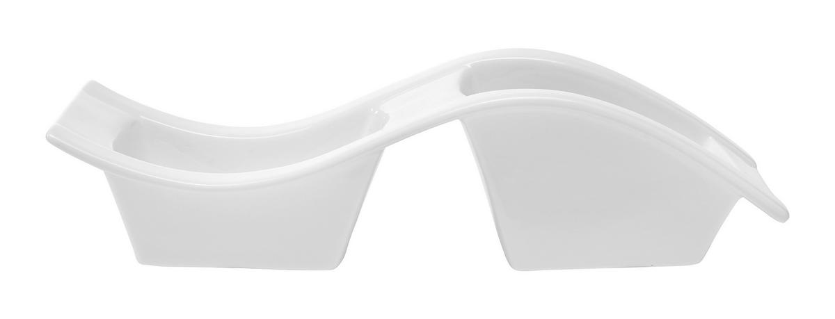 Skodelica za omako swing  Swing  keramika      32,2/11,5/8,3 cm    - bela, Basics, keramika (32,2/11,5/8,3cm) - Novel
