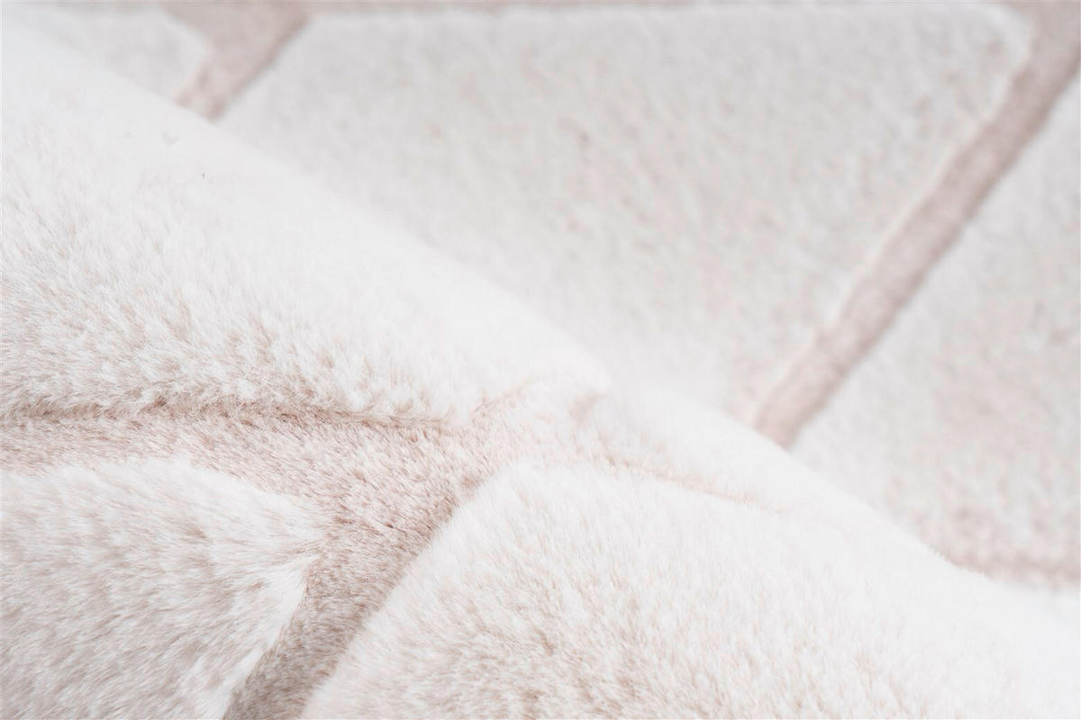 TEPPICH 160/230 cm Vivica 225 Weiß / Creme  - Creme/Weiß, KONVENTIONELL, Textil (160/230cm)