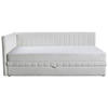 SCHLAFSOFA in Struktur Creme  - Creme/Schwarz, Design, Holz/Holzwerkstoff (212/83/99cm) - MID.YOU