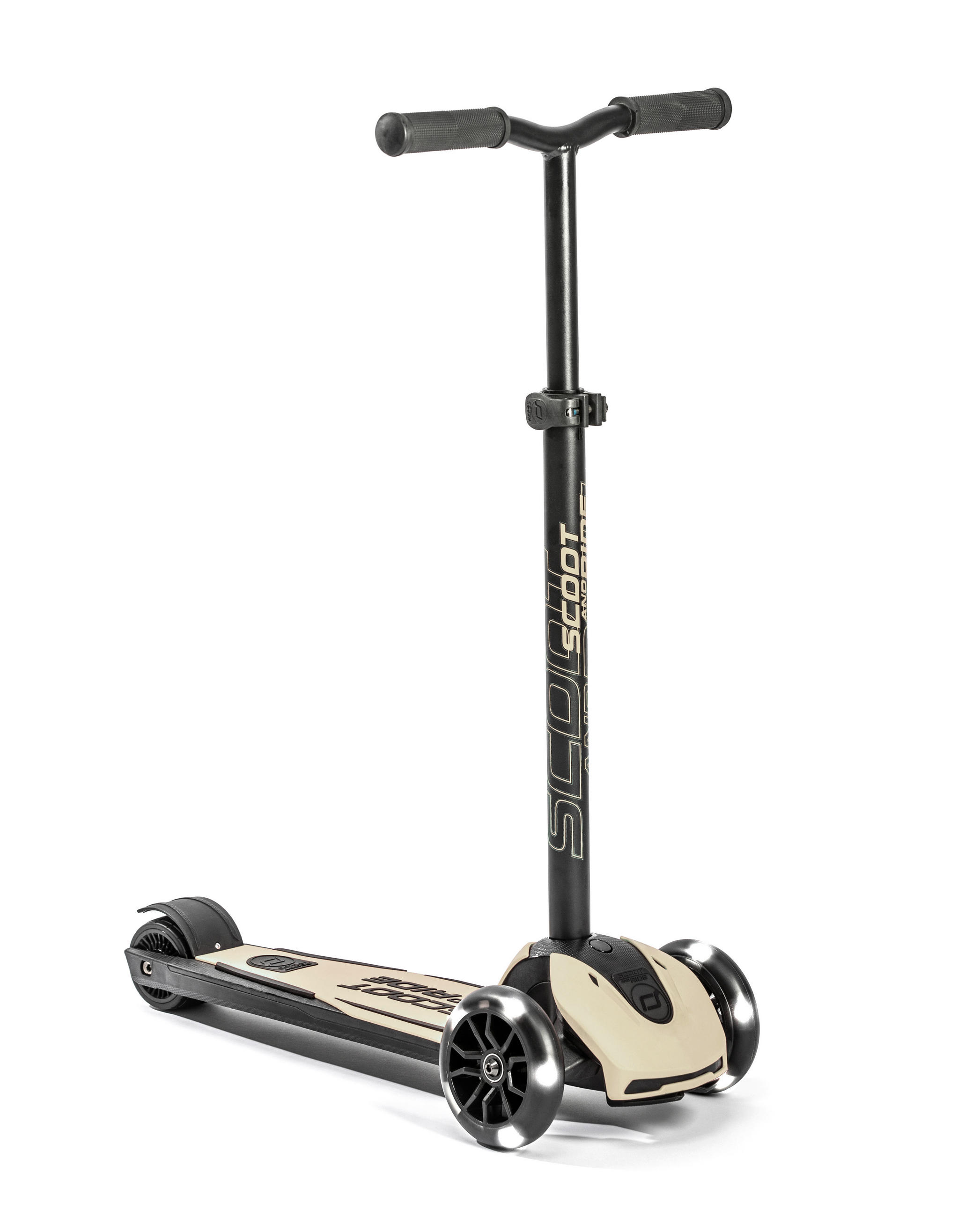 KINDERSCOOTER HIGHWAYKICK 5 LED  - Schwarz/Grau, Trend, Kunststoff/Metall (25/79/60cm) - Scoot and Ride