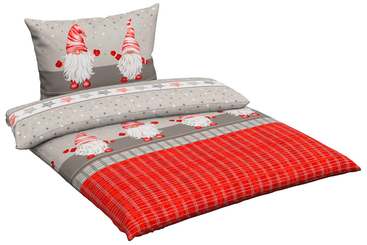 POSTELJNINA ZWERGERL 140/200 cm flanela antracit  - antracit, Konvencionalno, tekstil (140/200cm) - Esposa