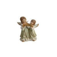 OKRASNI ANGEL - zelena, Trendi, keramika (14,3/15,8/9cm) - X-Mas