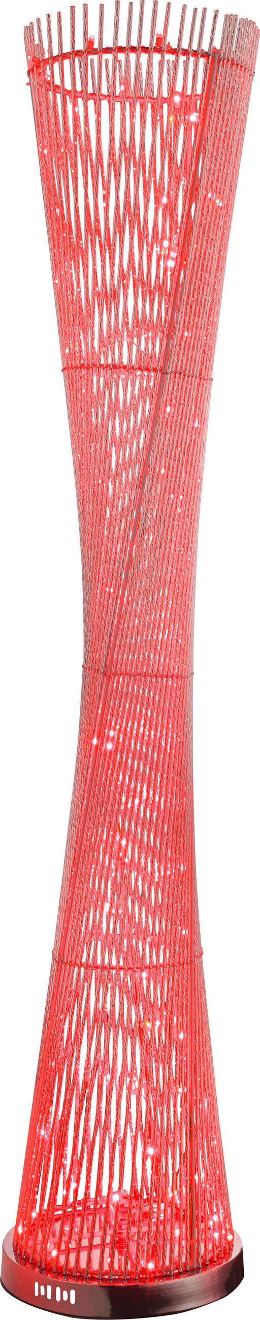 STOJEČA LED-SVETILKA  Anton /720 lm/// - srebrne barve, Design, kovina (28/143cm) - Globo