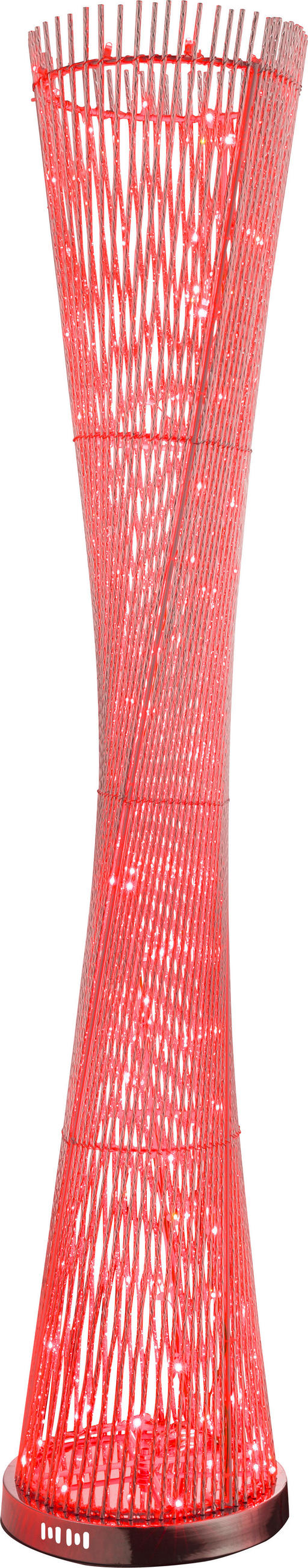 LED SVJETILJKA PODNA Anton  - srebrne boje, Design, metal (28/143cm) - Globo