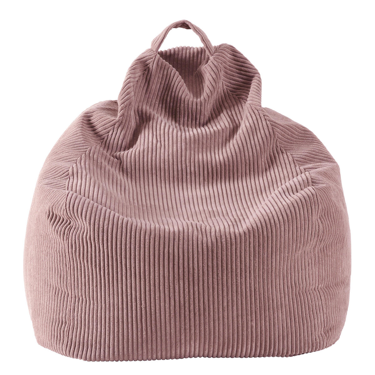 SITZSACK Cord 190 L  - Rosa, Trend, Textil (80/85/80cm) - Livetastic