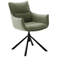 STOLICA SA RUKONASLONOM  crna, maslinasto zelena       - maslinasto zelena/crna, Dizajnerski, metal/tekstil (60/90/65cm) - Novel