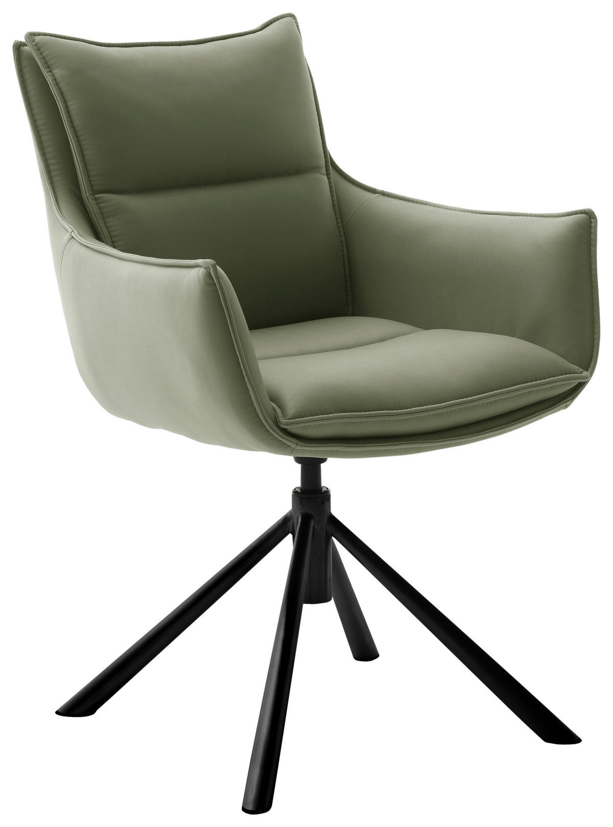 STOLICA SA RUKONASLONOM  crna, maslinasto zelena       - maslinasto zelena/crna, Dizajnerski, metal/tekstil (60/90/65cm) - Novel