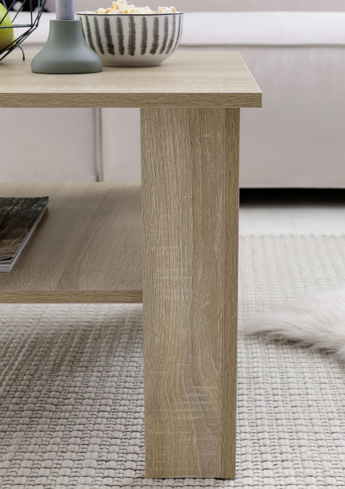 KLUB STOLIĆ boje hrasta  drvni materijal  - boje hrasta, Konvencionalno, drvni materijal (60/60/42cm) - MID.YOU