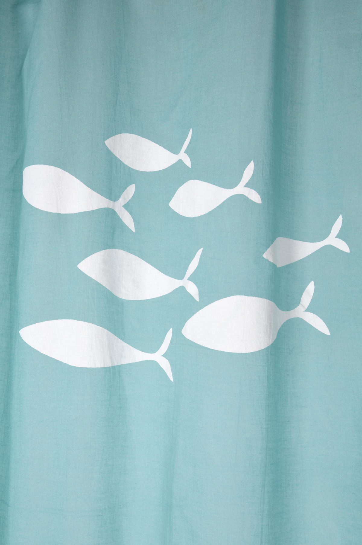 ZAVESA Z OBROČKI   140/260 cm   - turkizna, Konvencionalno, tekstil (140/260cm)