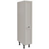 APOTHEKERSCHRANK 30/168/58 cm  in Grau  - Schwarz/Grau, MODERN, Holzwerkstoff/Metall (30/168/58cm) - Nobilia