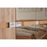 DREHTÜRENSCHRANK 6-türig Buche massiv Buchefarben - Chromfarben/Buchefarben, KONVENTIONELL, Glas/Holz (299/223/57cm) - Valnatura