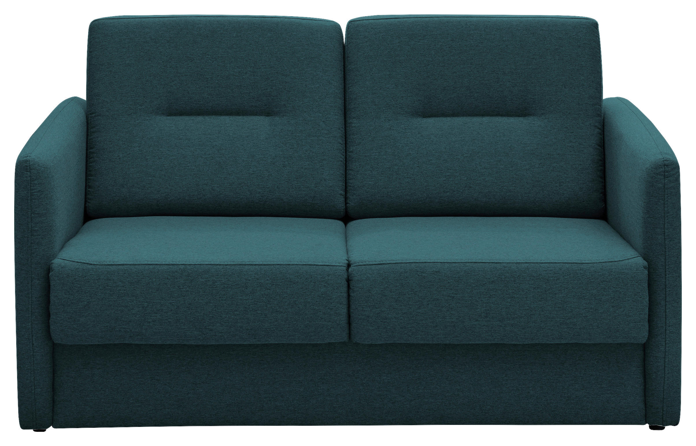 SCHLAFSOFA in Mikrofaser Blau  - Blau/Schwarz, KONVENTIONELL, Kunststoff/Textil (147/89/87cm) - Livetastic