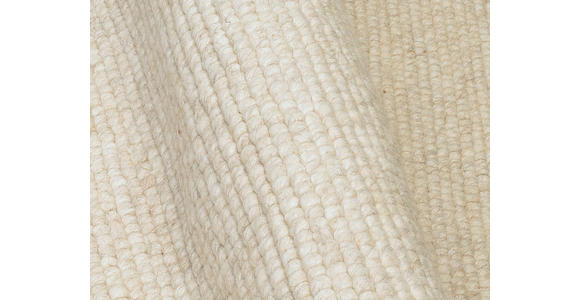 HANDWEBTEPPICH 200/200 cm Helsinki  - Creme, Basics, Textil (200/200cm) - Linea Natura