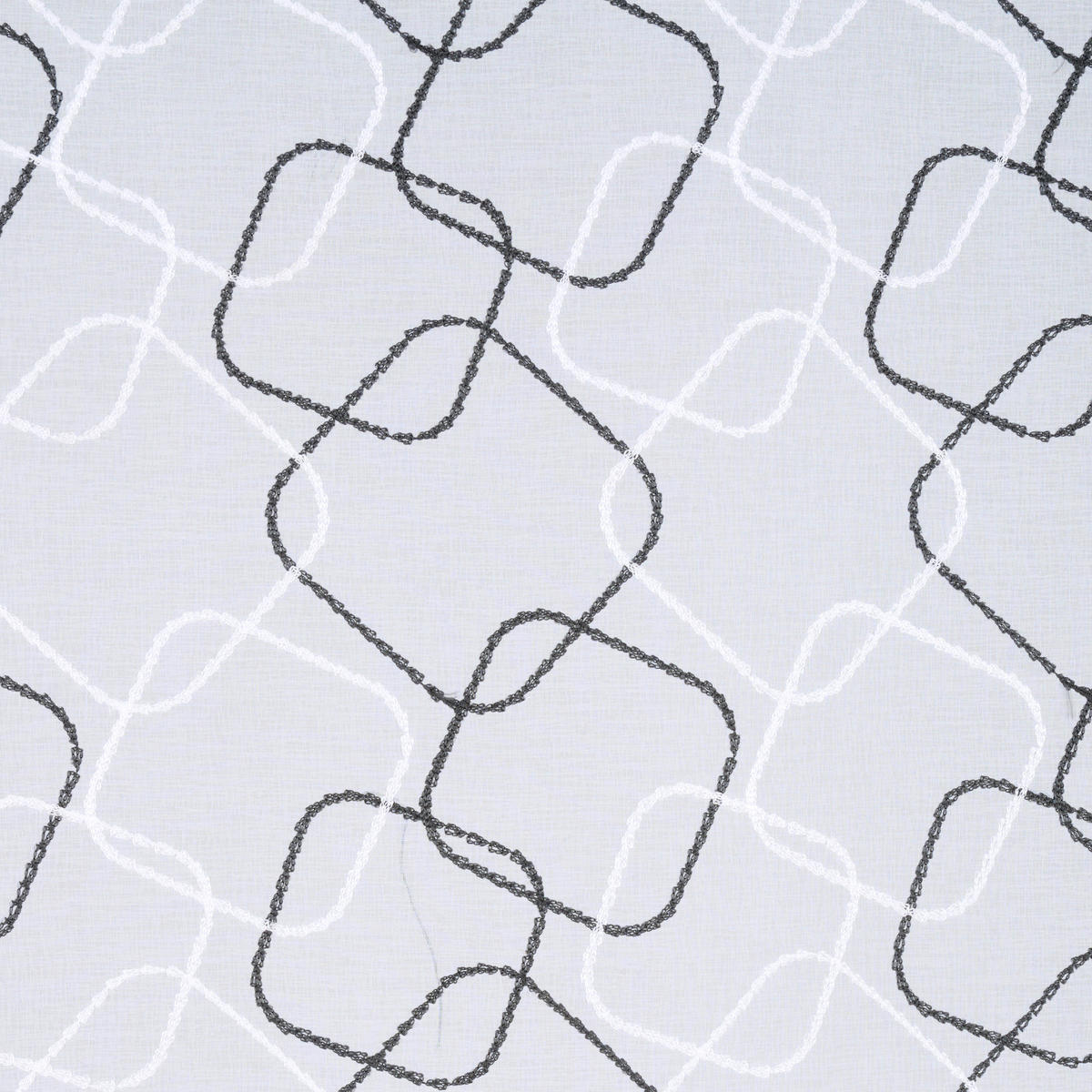 GOTOVA ZAVESA crna, bela - bela/crna, Konvencionalno, tekstil (140/245cm) - Esposa
