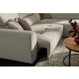 ECKSOFA in Feincord Beige 284/205 cm - Beige/Schwarz, Design, Kunststoff/Textil (284/205cm) - Xora