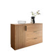 SIDEBOARD 147/94/42 cm  - Eichefarben/Schwarz, LIFESTYLE, Holz/Holzwerkstoff (147/94/42cm) - Linea Natura