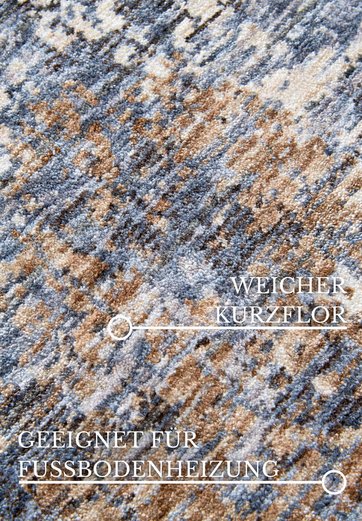 LÄUFER 80/190 cm Kollektion 1871  - Blau/Creme, Design, Kunststoff (80/190cm) - Villeroy & Boch