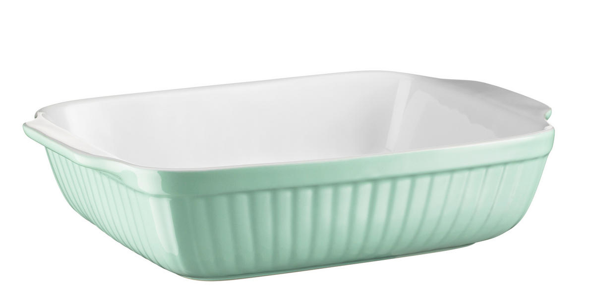 AUFLAUFFORM Keramik Steinzeug  - Pastellgrün, Basics, Keramik (33/8/24cm) - Mäser