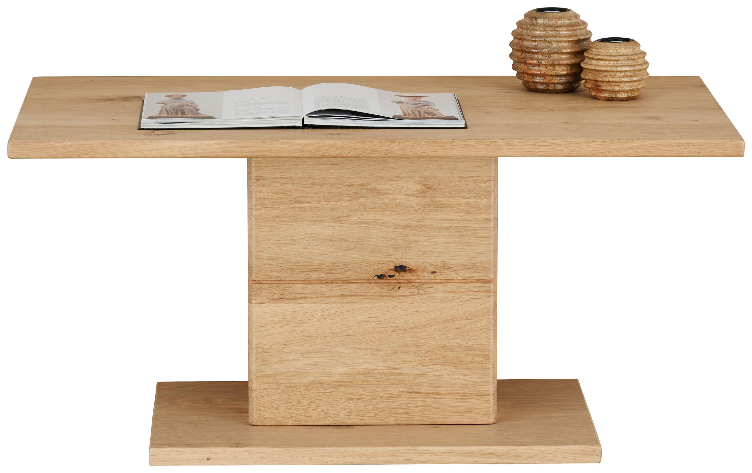 COUCHTISCH in Holz, Holzwerkstoff 95/55/45 cm  - Eichefarben, Natur, Holz/Holzwerkstoff (95/55/45cm) - Hom`in