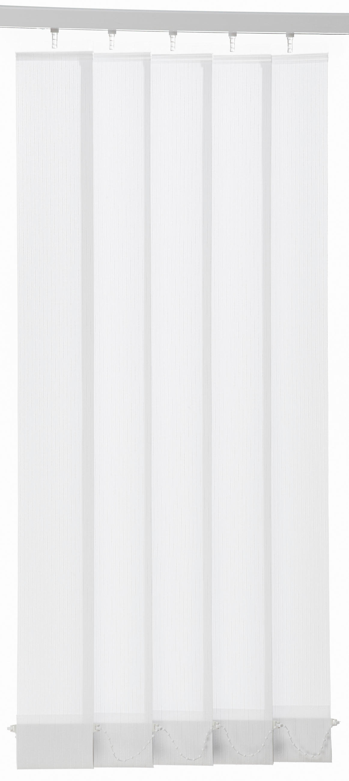 VERTIKALLAMELLEN  - Weiß, Basics, Textil (12,5/250cm) - Homeware