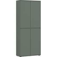 GARDEROBENSCHRANK  in 75/185,9/35,3 cm  - Salbeigrün, Design, Holzwerkstoff (75/185,9/35,3cm) - Livetastic