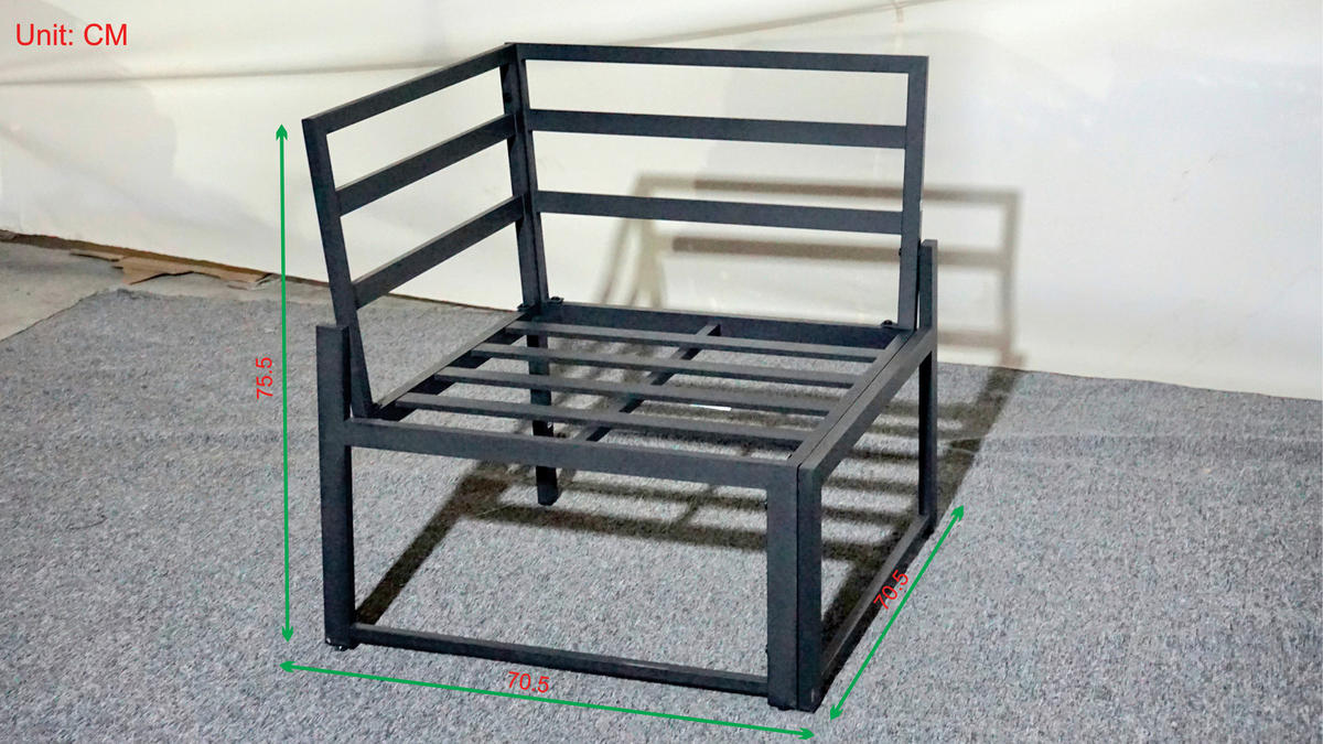 LOUNGE GARNITURA tkanina akacija masivno aluminij  - siva/barve akacije, Design, kovina/tekstil (198/198cm) - Ambia Garden