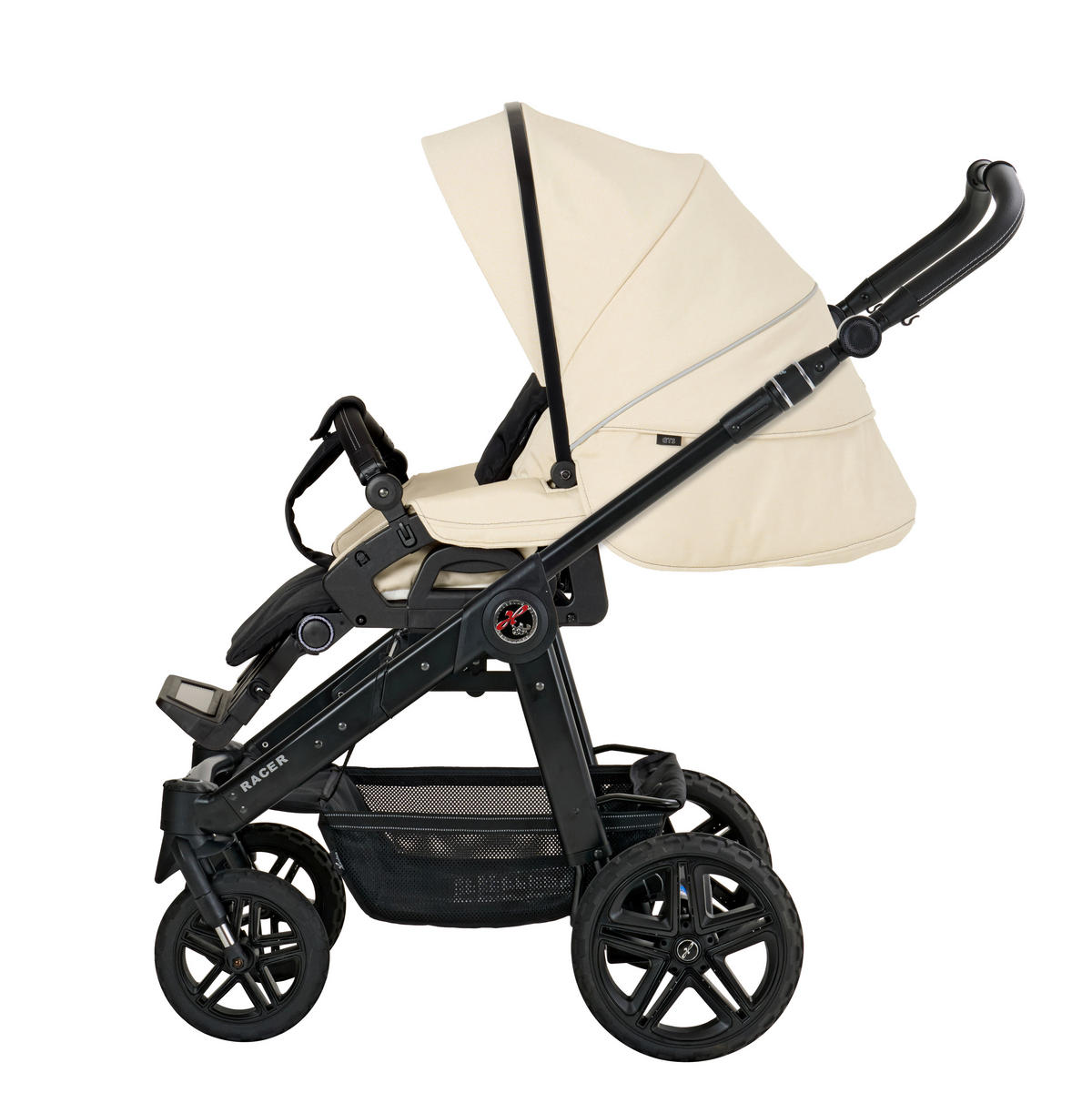 KINDERWAGENSET RACER GTS  - Hellgelb/Cappuccino, Basics, Textil/Metall (59/113/101cm) - Hartan
