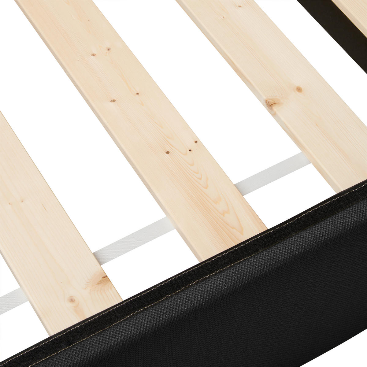 BOXBETT 90/200 cm  in Grau  - Schwarz/Grau, Basics, Kunststoff/Textil (90/200cm) - P & B