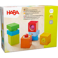 BAUSTEINE - Multicolor, Basics, Holz/Kunststoff (4/4/4cm) - Haba