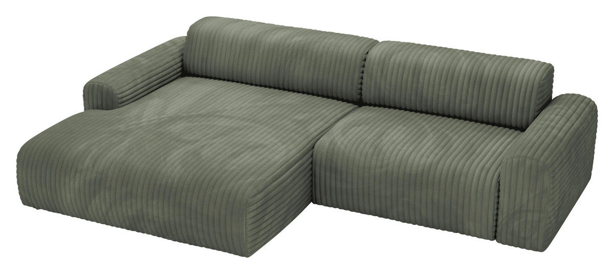 Freisteller von home24 ECKSOFA Olivgrün Cord.